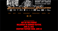 Desktop Screenshot of halloweeninsummerfestival.com
